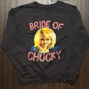 Bride of Chucky Black Sweatshirt